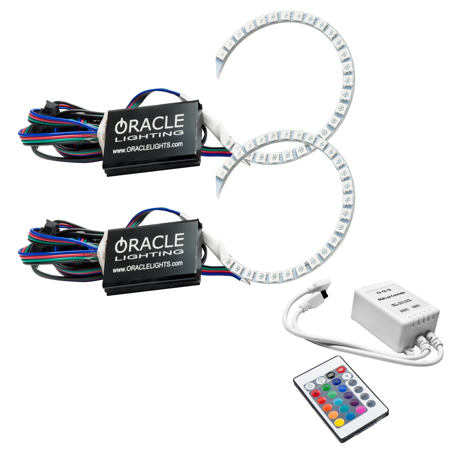 Oracle Lighting 2018-2022 Ford Mustang LED Headlight Halo Kit 1347-504