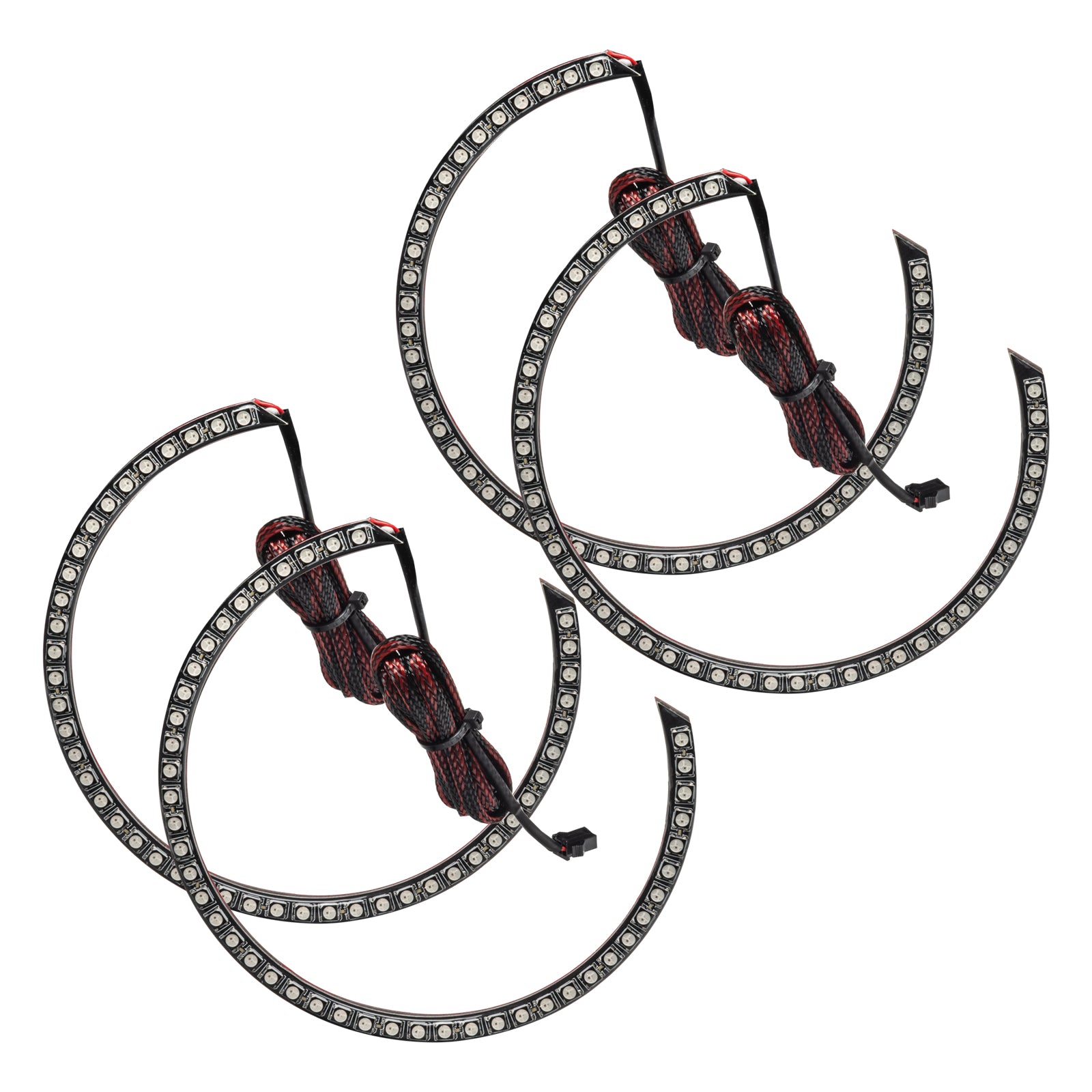 Oracle Lighting 2008-2014 Dodge Challenger Dynamic ColorSHIFT COMBO Surface Mount Headlight Fog Light Halo Kit 1458-332