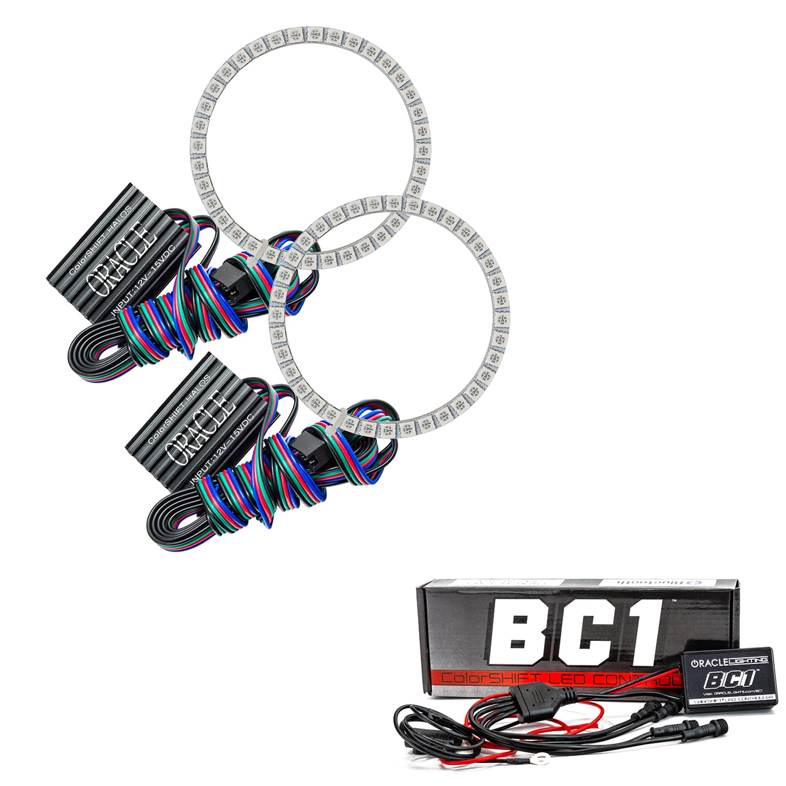 Oracle Lighting 2015-2017 Ford Mustang LED Headlight Halo Kit 2266-335