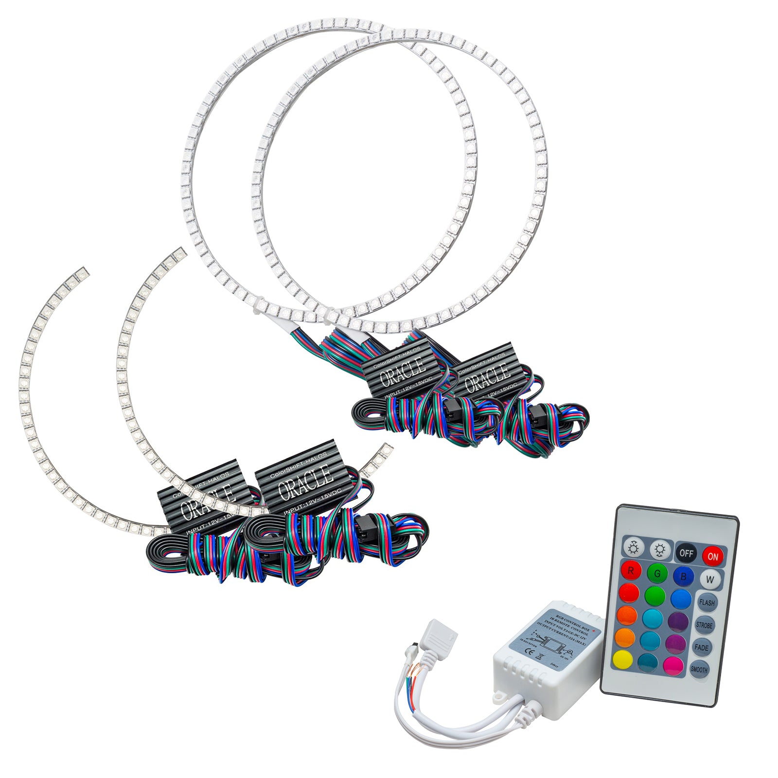 Oracle Lighting 2021-2023 Ford F-150 ColorSHIFT RGB+W Headlight DRL Upgrade Kit 1460-330