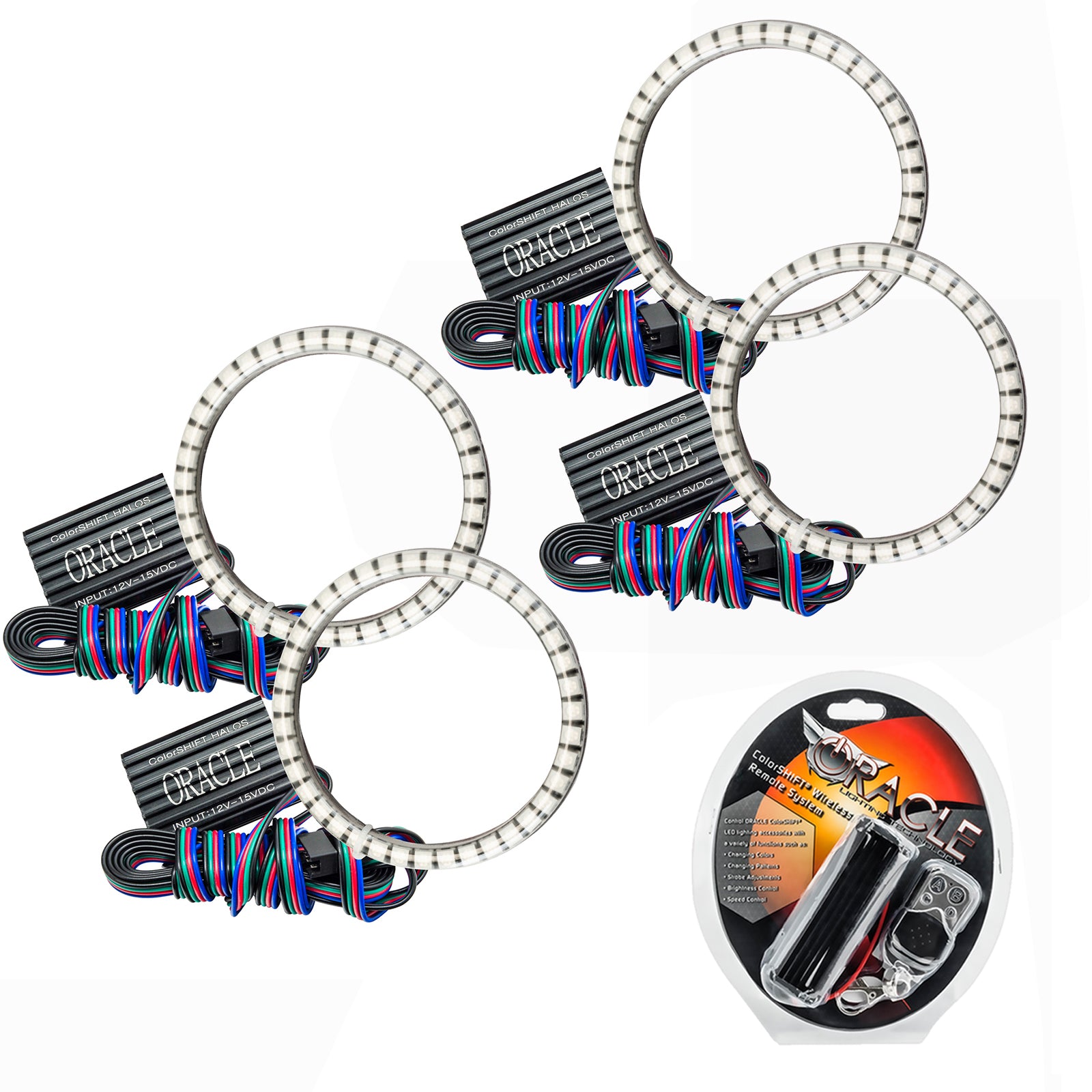Oracle Lighting 2015-2019 Polaris Slingshot Surface Mount LED Headlight Halo Kit 3946-330