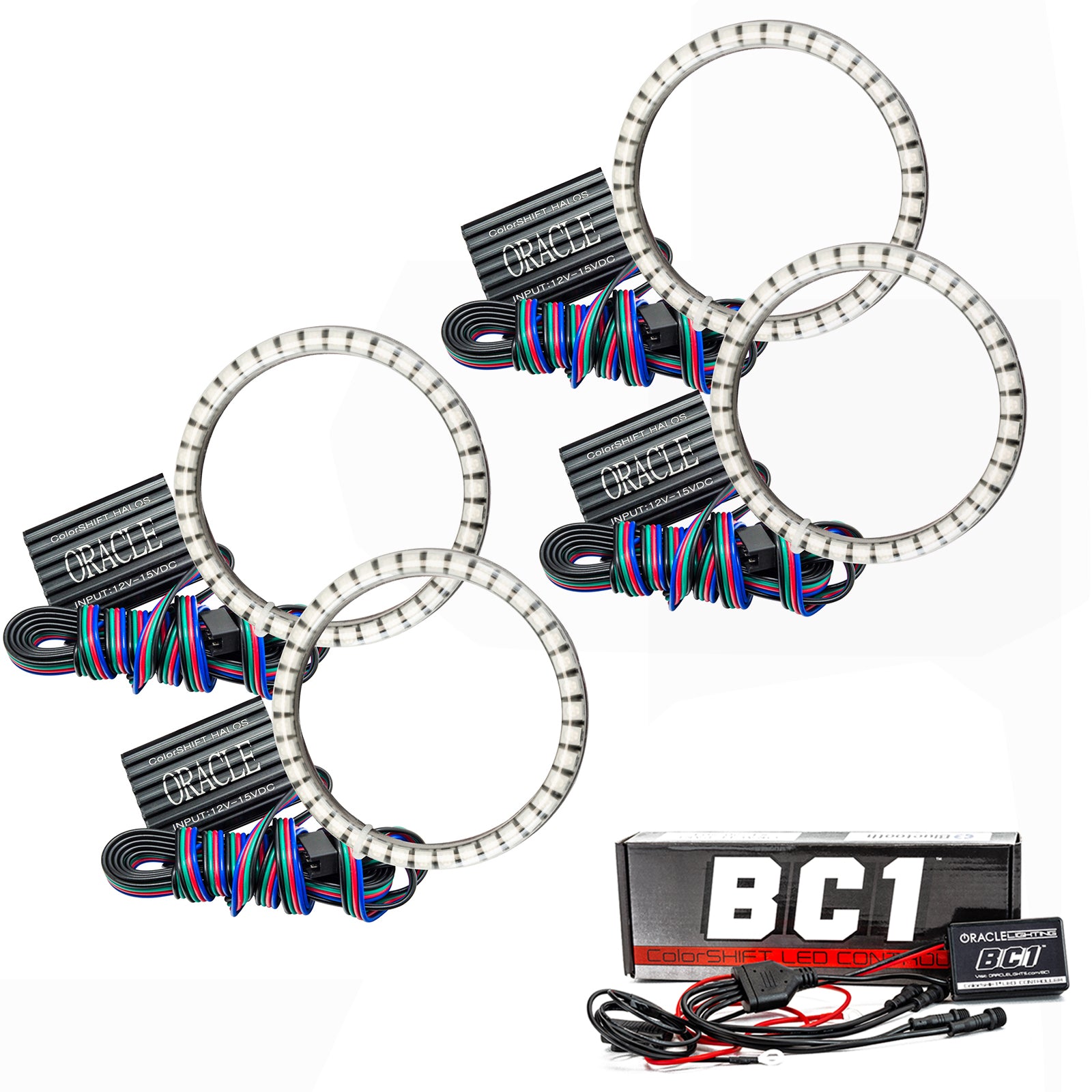 Oracle Lighting 2015-2019 Polaris Slingshot Surface Mount LED Headlight Halo Kit 3946-335