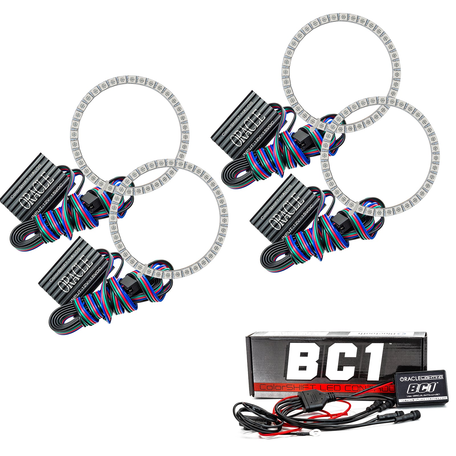 Oracle Lighting 2015-2018 Chevrolet Silverado 2500 3500 LED Headlight Halo Kit 3993-335