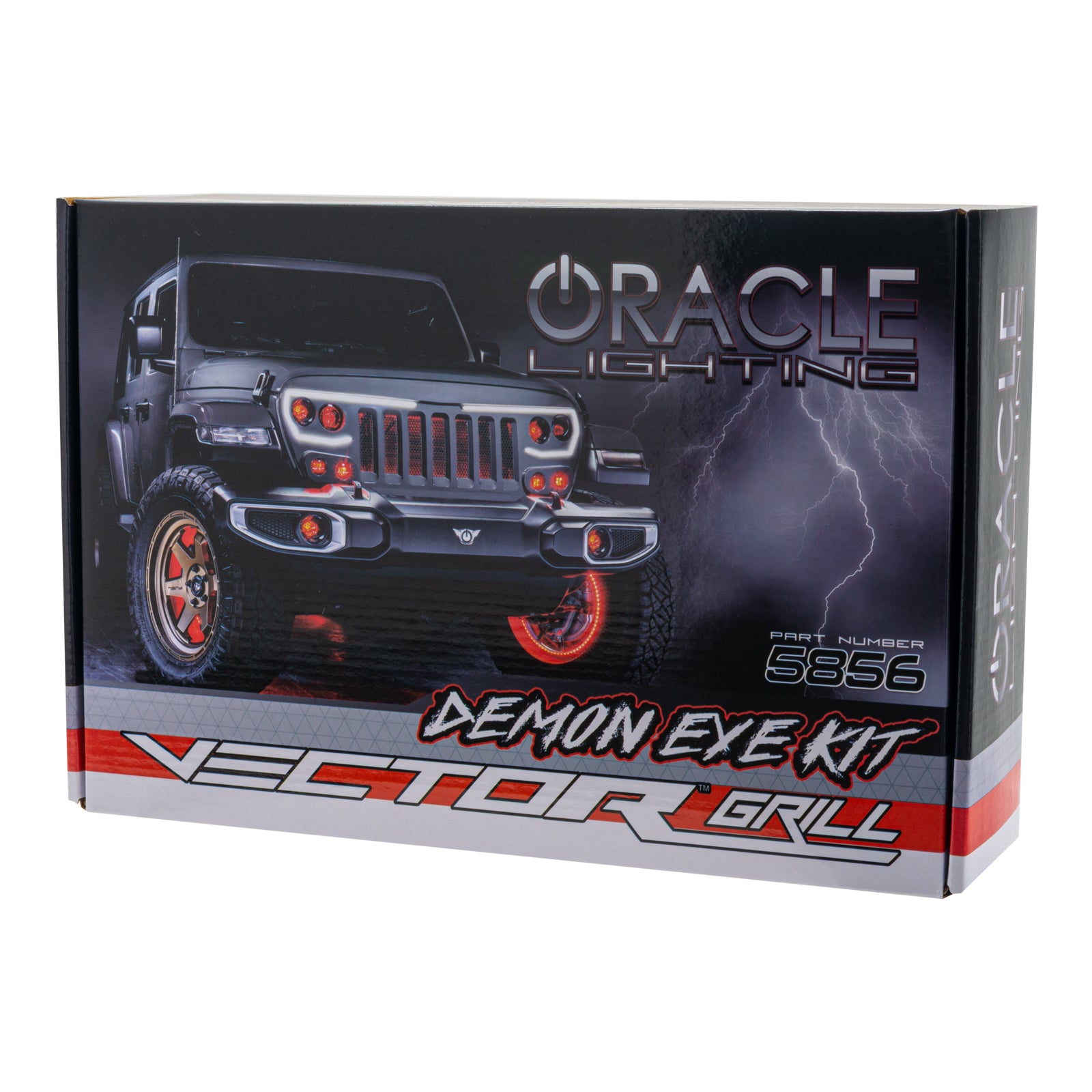 Oracle Lighting Jeep Wrangler JK JL JT VECTOR Grill Demon Eye ColorSHIFT Projector Conversion Kit 5856-334