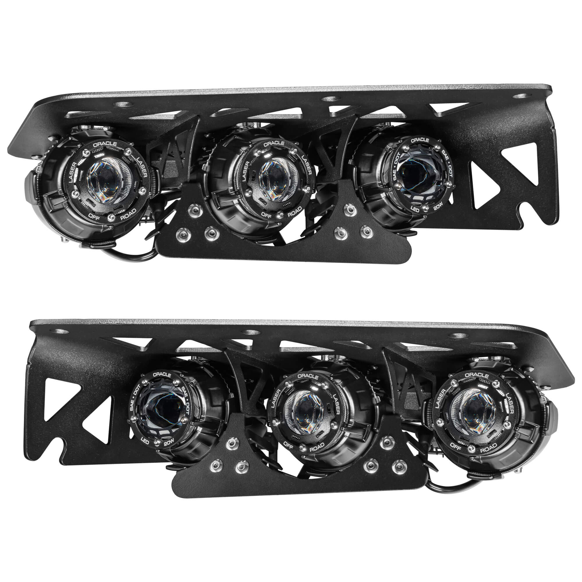 ORACLE Lighting 2021-2024 Ford Bronco Off Road LASER LED Fog Light Kit for Steel Bumper 5928-LZZ-001