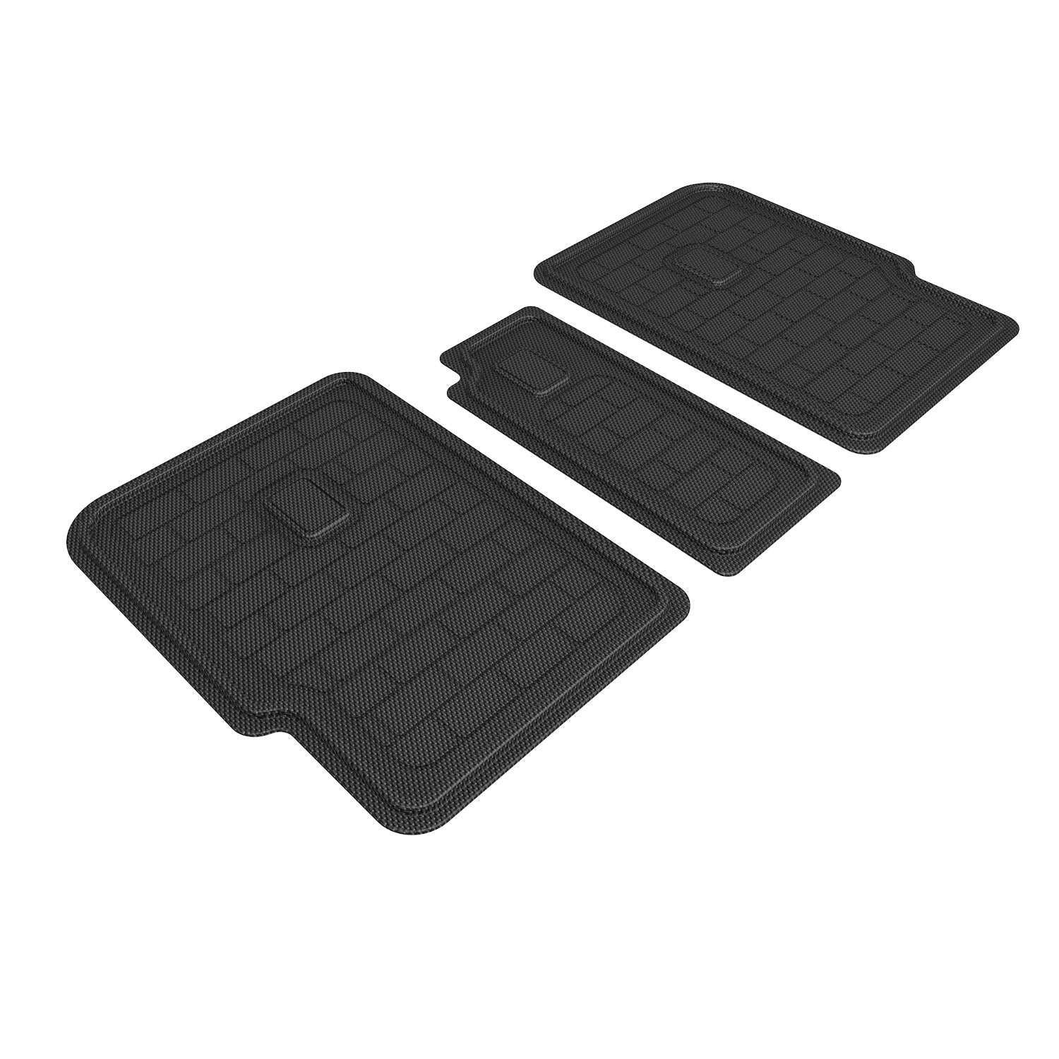 3D Maxpider 2022-2024 Rivian R1S Kagu Black 2nd Row Seatback Protector Q1RI0031309