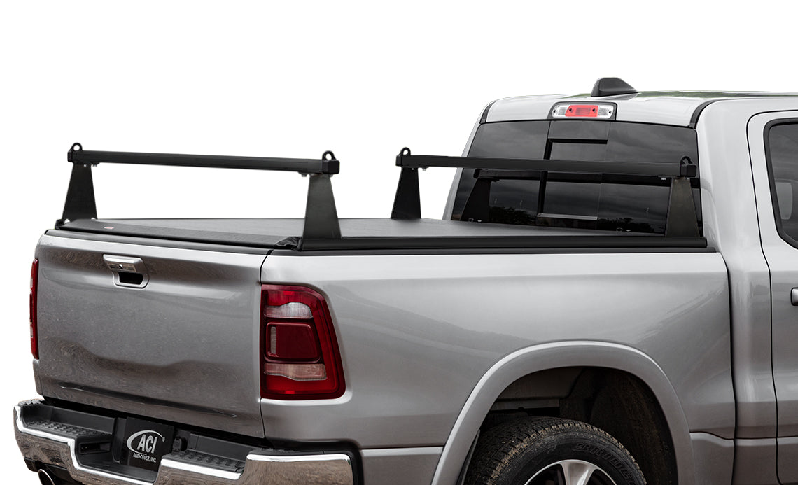 Adarac 2024-2025 Chevrolet Silverado GMC Sierra EV 5' 11" Box Matte Black Aluminum M Series Truck Bed Racks F4020162
