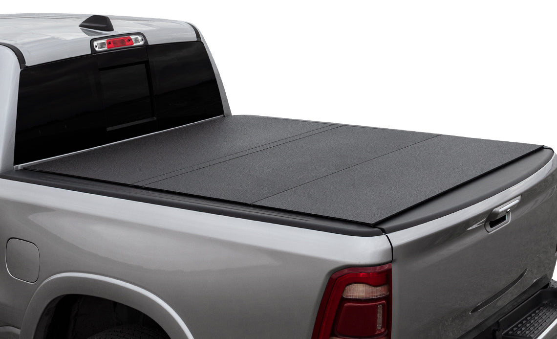 LOMAX 2019-2026 Dodge Ram 1500 6' 4" Split Hard Folding Tonneau Cover B6040049