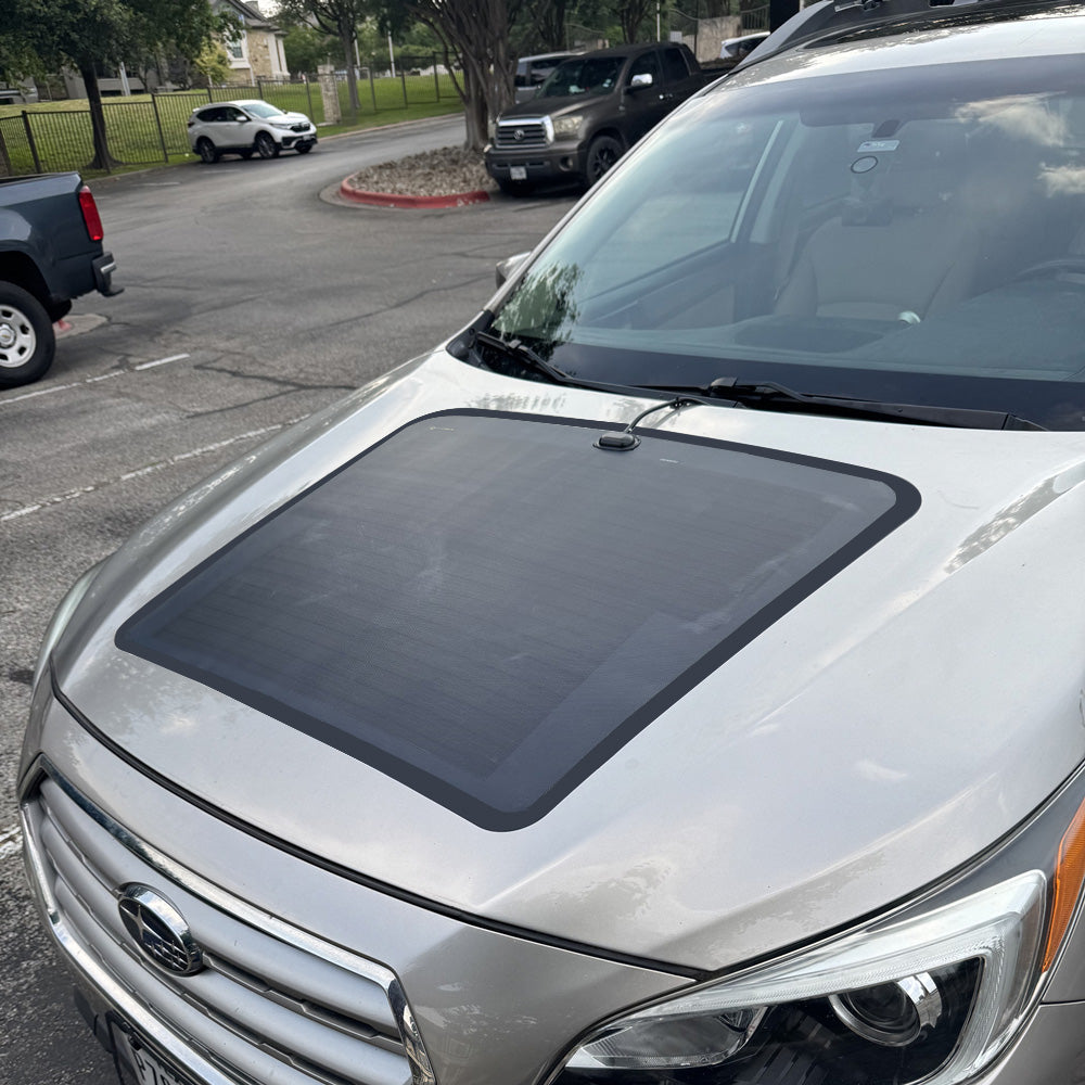 Lensun 2009-2019 Subaru Outback 4th 5th Gen 90W Hood Solar Panel