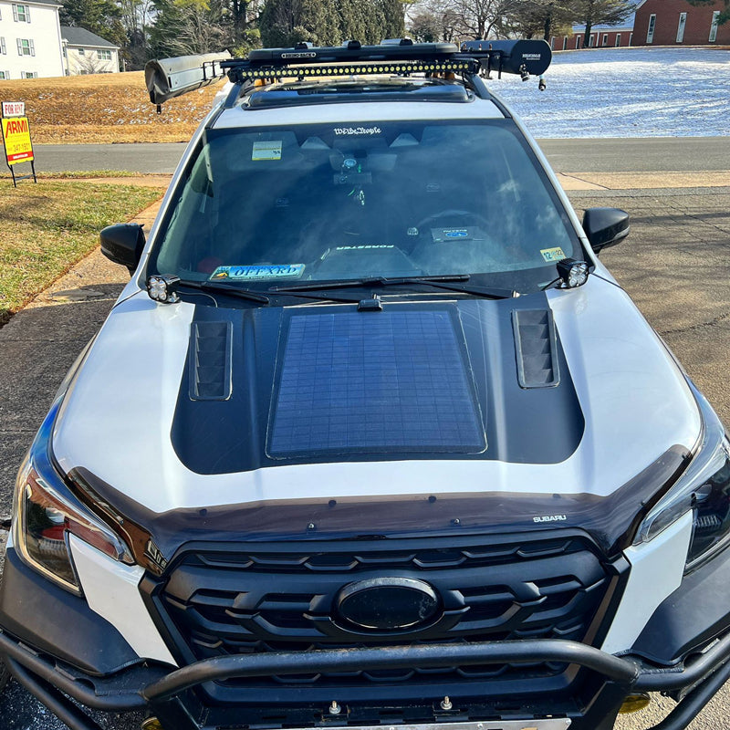 Lensun 2019-2025 Subaru Forester 5th Gen 60W Hood Flexible Solar Panel