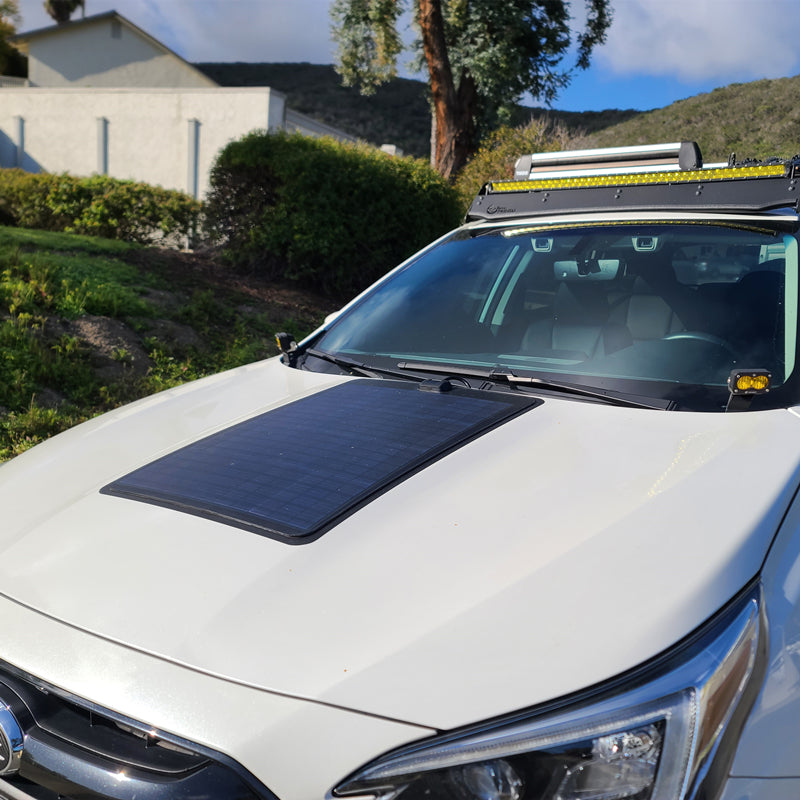Lensun 2020-2025 Subaru Outback 6th Gen 70W Hood Flexible Solar Panel