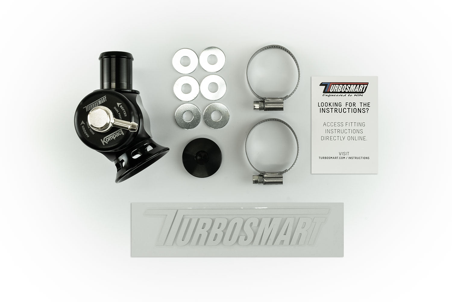 Turbosmart Kompact Dual Port Blow Off Valve suit 25mm Inlet Fitting TS-0203-1022