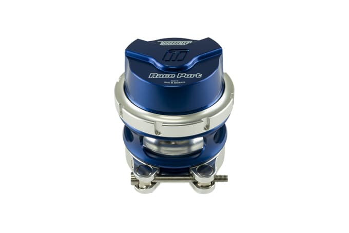 Turbosmart GenV RacePort BOV Blue with Female Flange TS-0204-1141