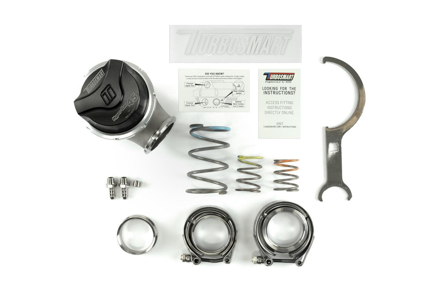 Turbosmart GenV HyperGate45 7psi External Wastegate Black TS-0553-1002