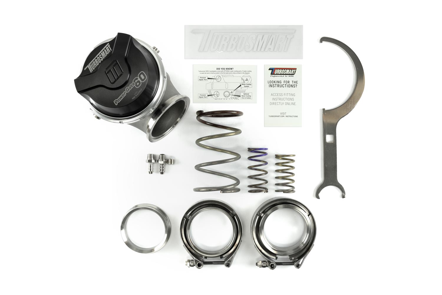 Turbosmart GenV PowerGate60 7psi External Wastegate Black TS-0555-1002