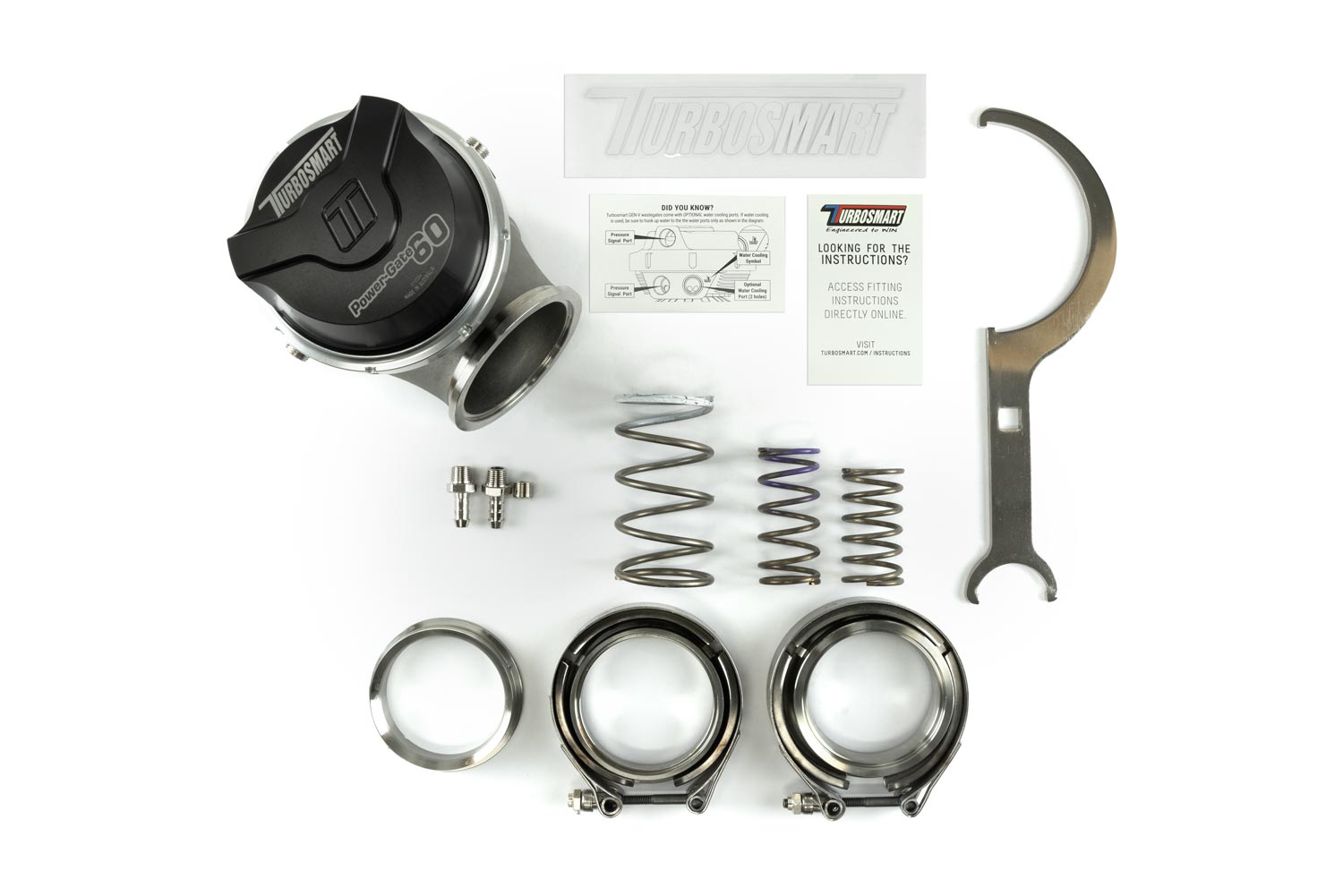 Turbosmart GenV PowerGate60 14psi External Wastegate Black TS-0555-1012