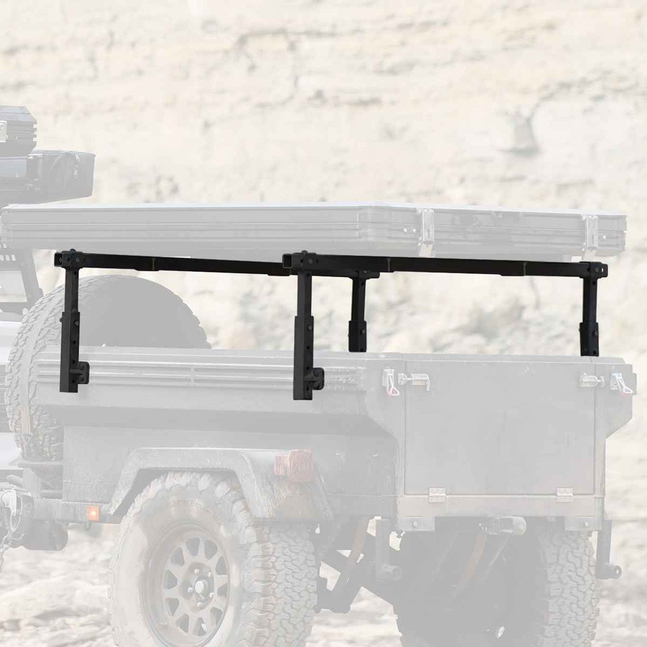 OVS Tent Upright Posts Set of 2 with Mounts for Off Road Trailer 70100013
