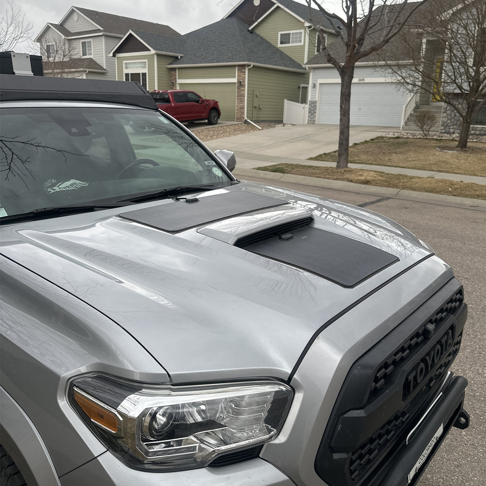 Lensun 2016-2023 Toyota Tacoma Trd Pro Sport 3rd Gen 50W Hood Solar Panel