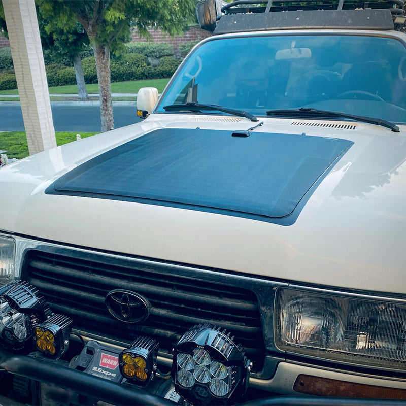 Lensun Toyota Land Cruiser 80 Series J80 90W 12V Hood Bonnet Solar Panel