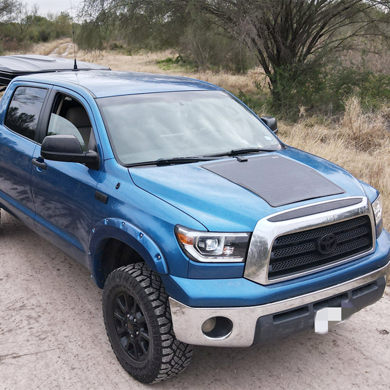 Lensun 2007-2013 Toyota Tundra 2nd Gen 85W Hood Flexible Solar Panel