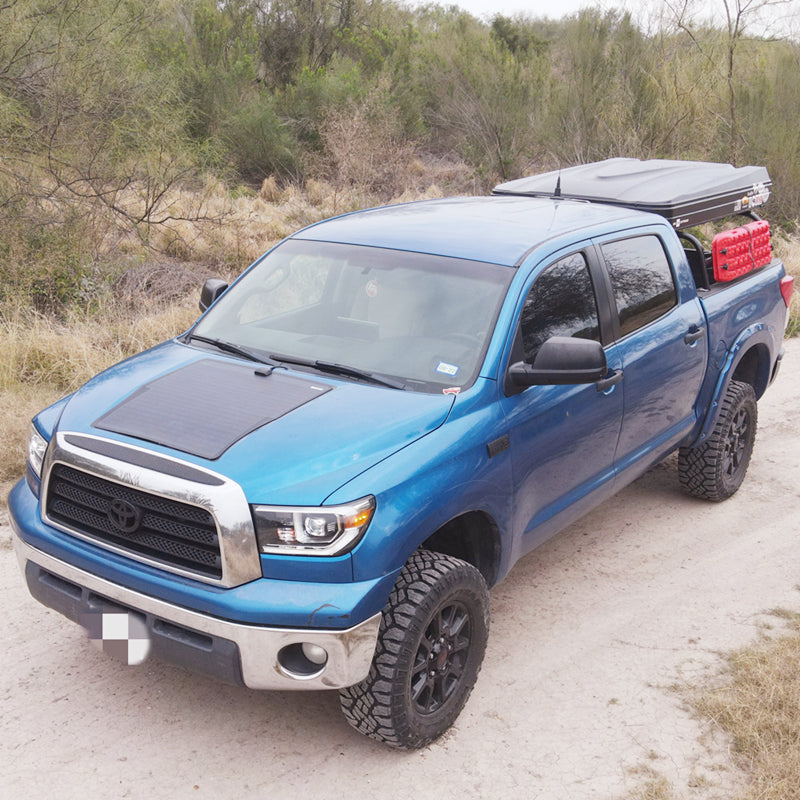 Lensun 2007-2013 Toyota Tundra 2nd Gen 85W Hood Flexible Solar Panel