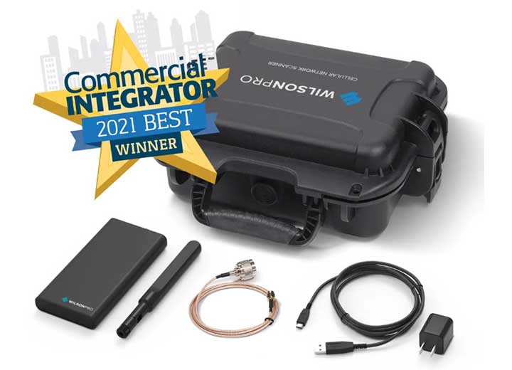 WeBoost Wilson Pro Cellular Network Scanner With Hard Case 910055