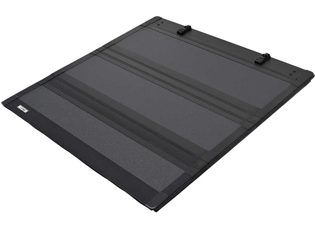 Westin Automotive 2022-2023 Toyota Tundra With Cargo Mgmt 5.5ft Bed Hard Tri-fold Tonneau Cover Black 19-40285