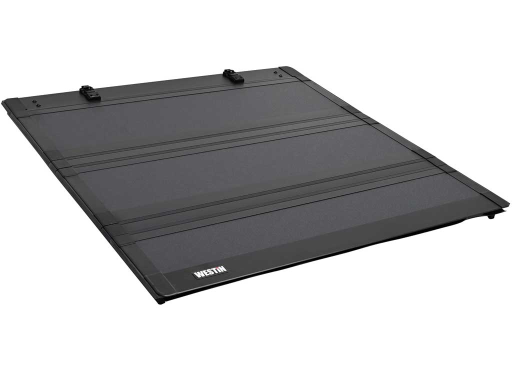 Westin Automotive 2022-2023 Toyota Tundra With Cargo Mgmt 5.5ft Bed Hard Tri-fold Tonneau Cover Black 19-40285