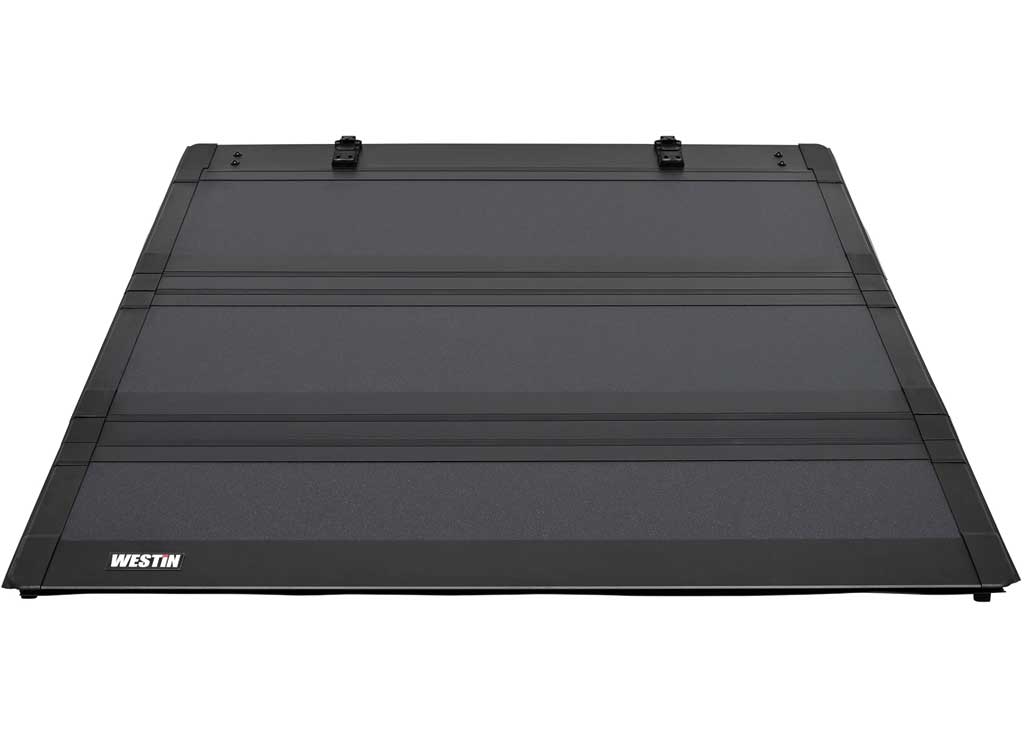 Westin Automotive 2020-2023 Chevrolet Silverado GMC Sierra 2500HD Rail Caps BL 6.7ft Bed Hard Tri Fold Tonneau Cover 19-44735