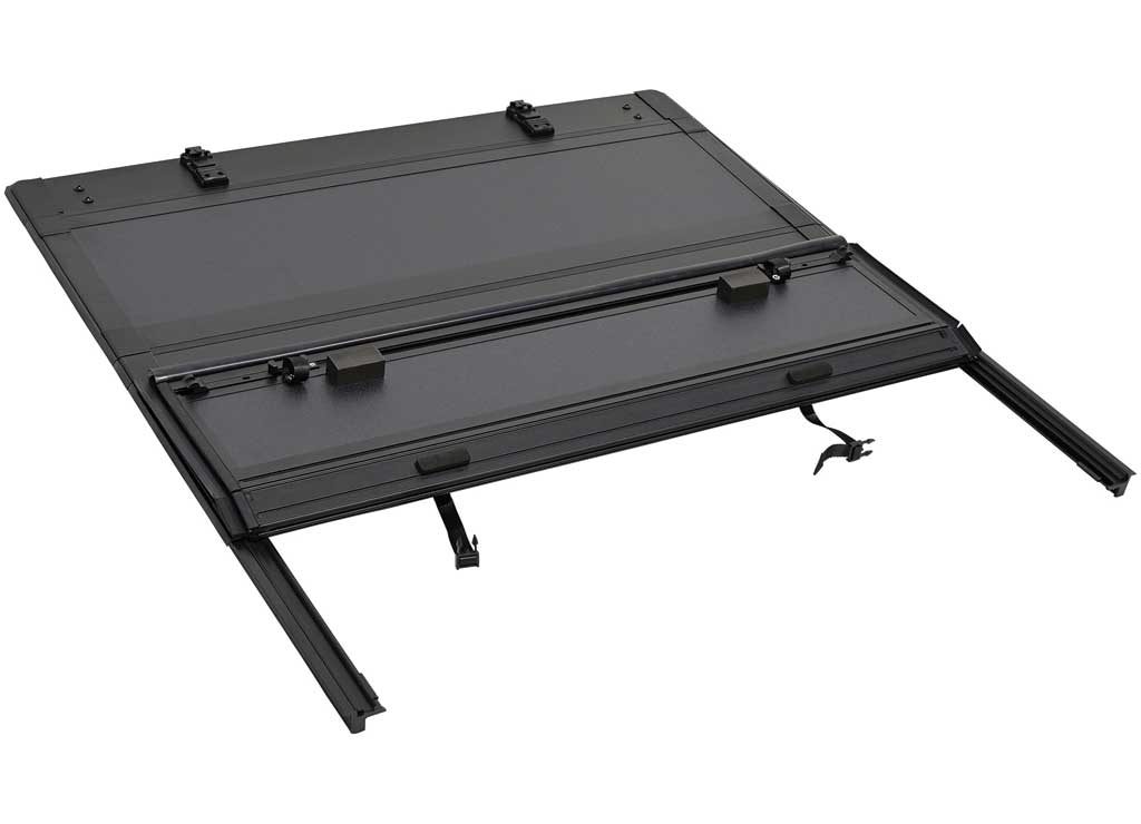 Westin Automotive 2019-2023 Chevrolet Silverado GMC Sierra 1500 6.6ft Bed Hard Tri Fold Tonneau Cover Black 19-44745