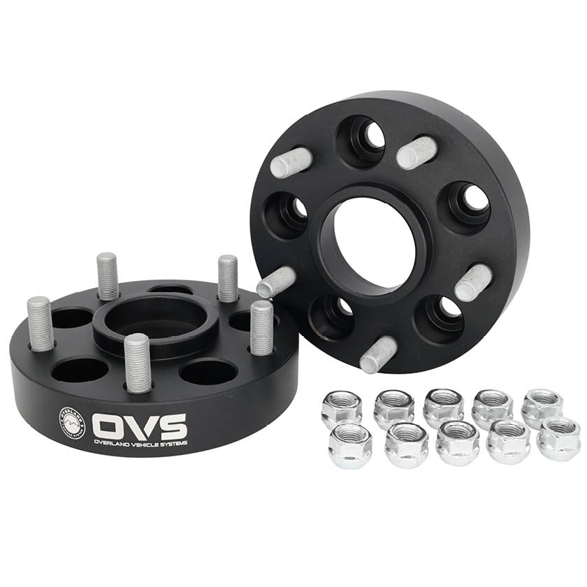 OVS 2018-2025 Jeep Wrangler JL Gladiator JT 5x5 1.75" Wheel Spacer/Adapters Pairs 50-0013