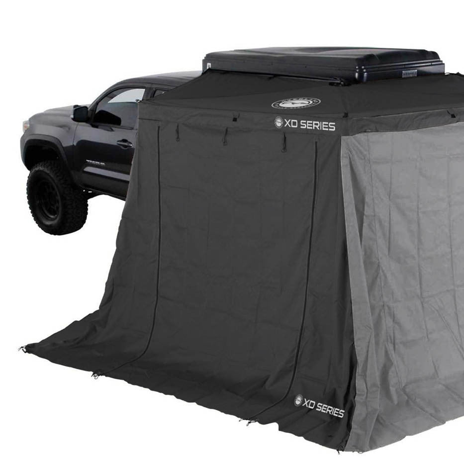 OVS XD Nomadic 270 LTE Awning Walls 3 & 4 Driver Side Black Fabric and Trim 18429909