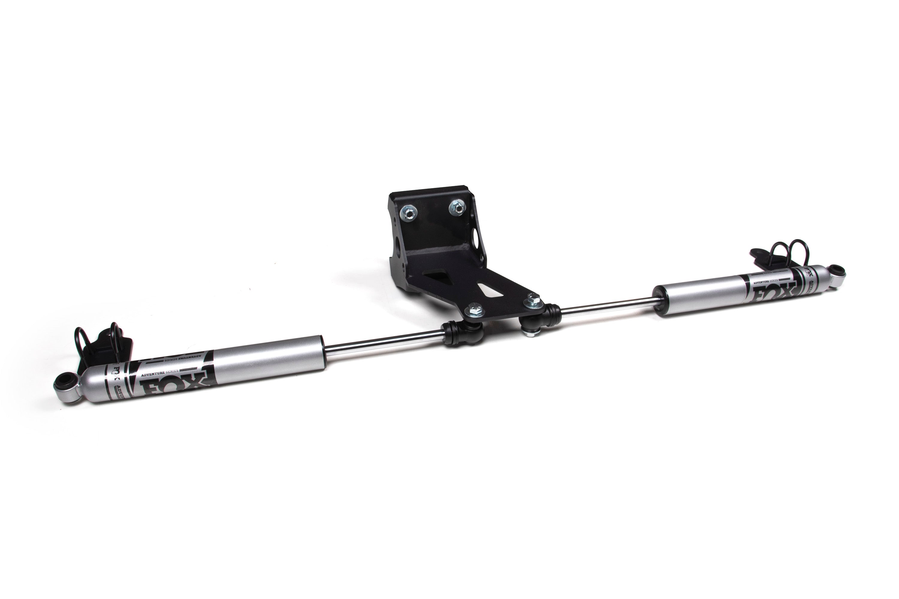 Zoneoffroad 2005-2024 Ford F250 F350 Super Duty 4WD Fits 2.5-9 Inch Lift Dual Steering Stabilizer Kit with FOX Shock Adventure Series ZONF102F