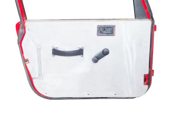 Warrior 1997-2006 Jeep Wrangler TJ 2004-2006 Wrangler LJ Unlimited Interior Door Panel Full Doors Flat Aluminum 60950