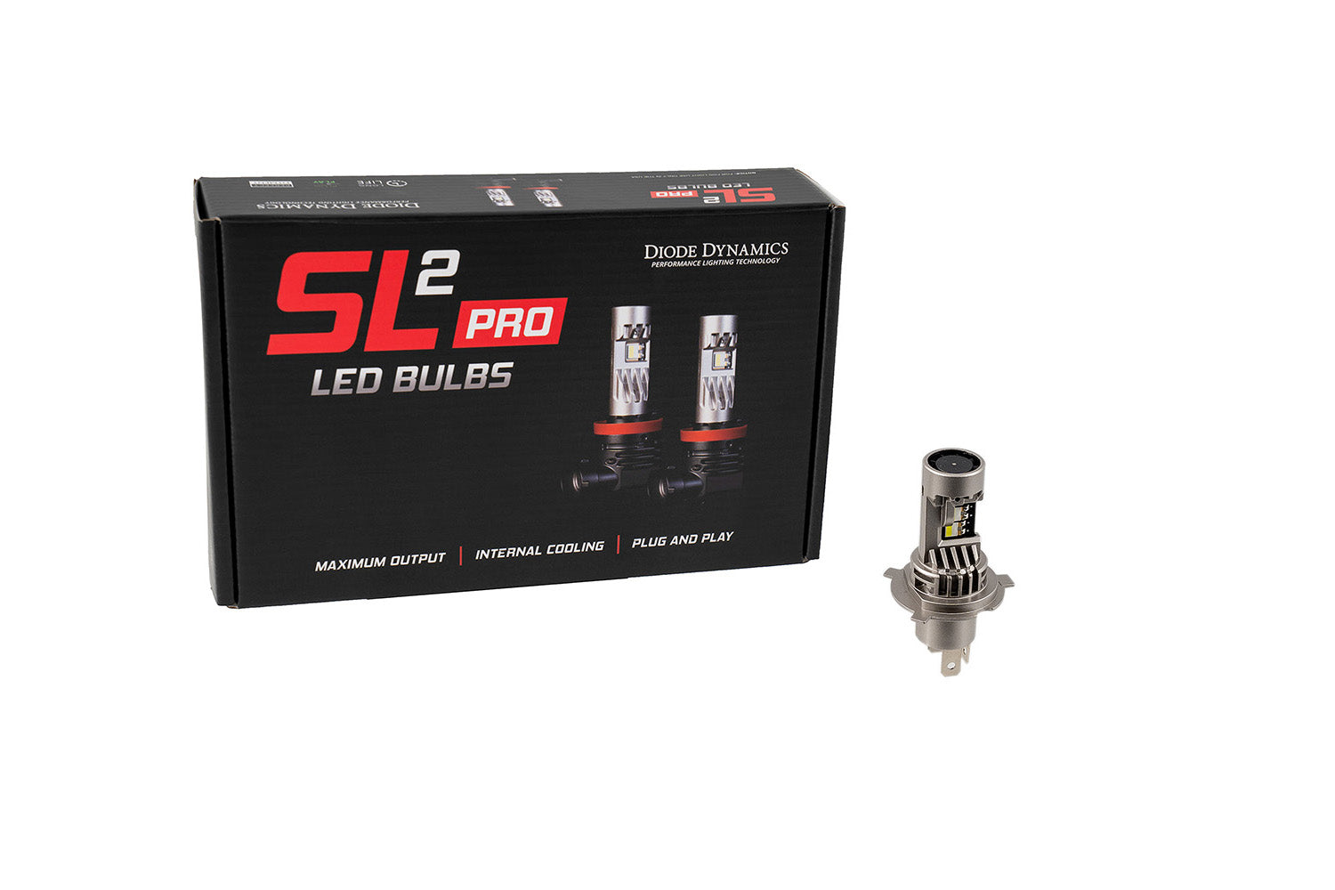 Diode Dynamics H4 White SL2 Pro LED Bulb 1PCS DD0492S