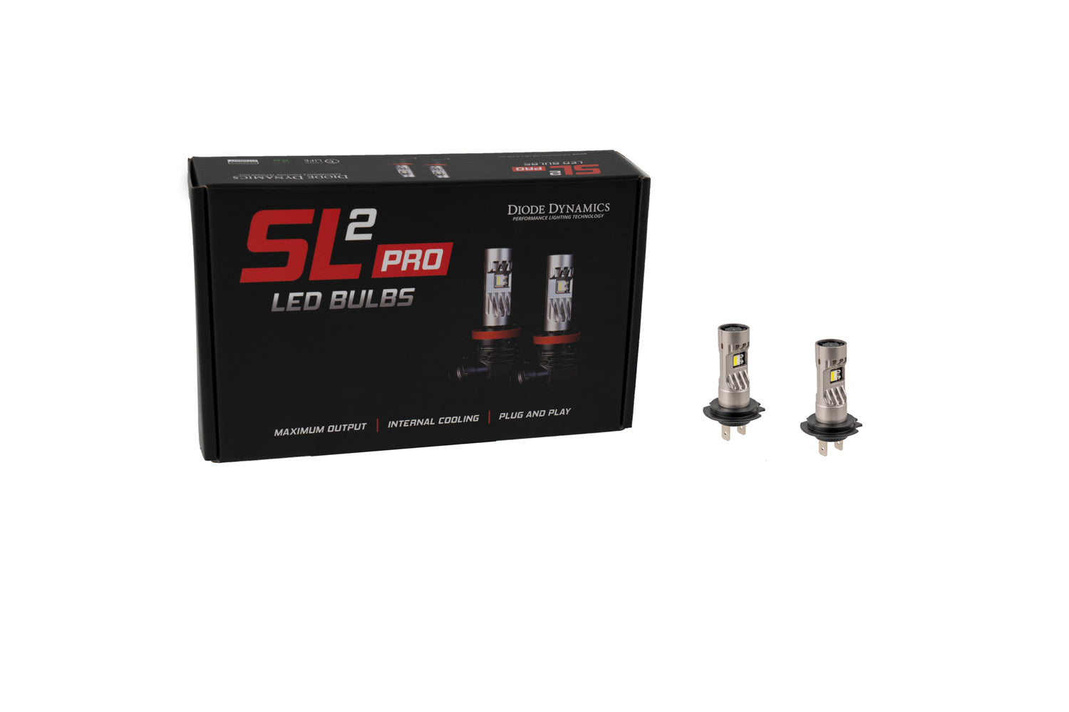 Diode Dynamics H7 White SL2 Pro LED Bulbs Pair DD0484P