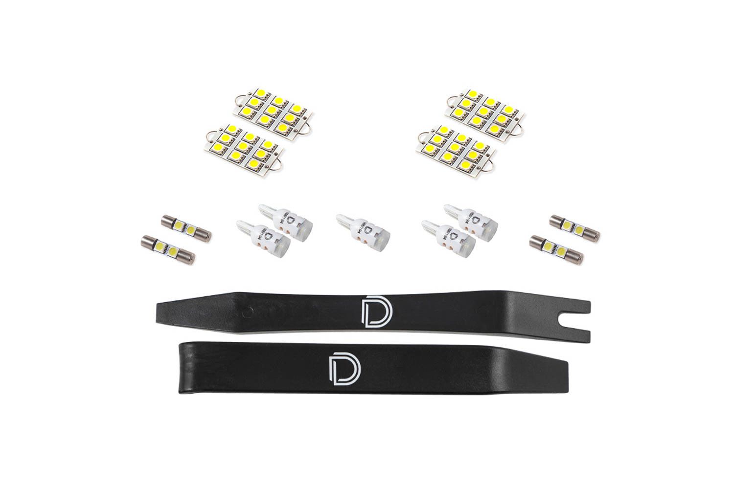Diode Dynamics 2015-2023 Dodge Charger Cool White Stage 2 Interior LED Conversion Kit DD0644