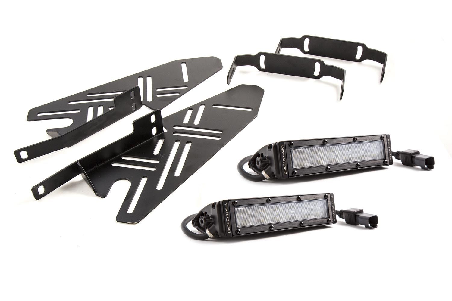 Diode Dynamics 2017-2020 Ford Raptor SS6 White Wide LED Fog Light Kit DD6005