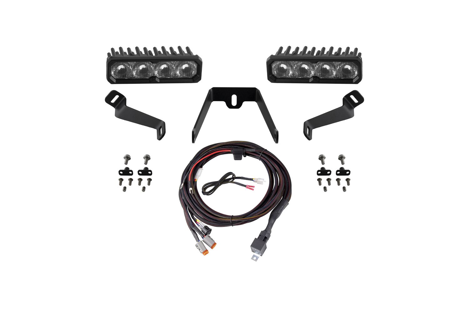 Diode Dynamics 2015-2017 Subaru WRX STI SS6 Pro White Driving SAE/DOT LED Lightbar Kit DD8589