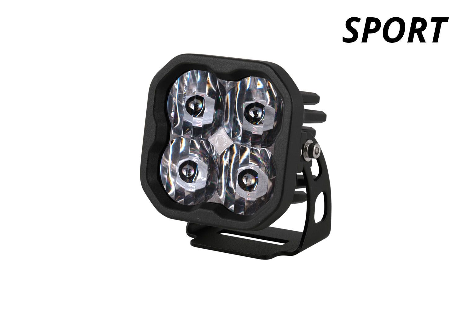 Diode Dynamics SS3 Sport ABL White Flood Standard Single LED Light Pods DD6857S