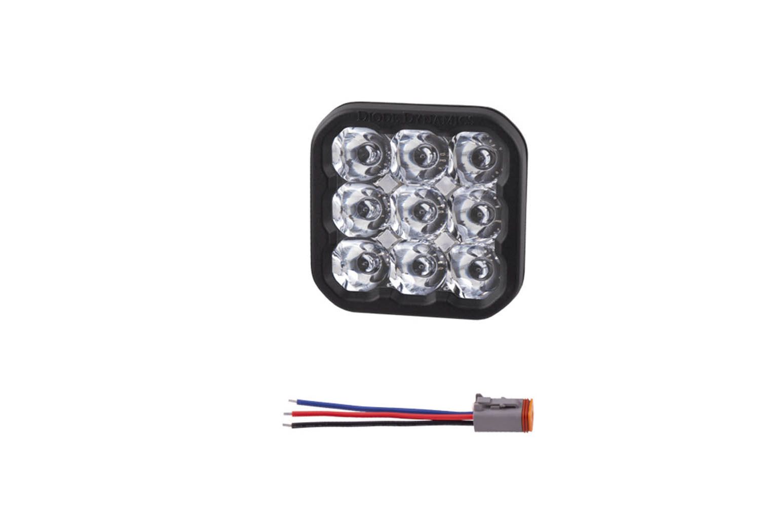 Diode Dynamics SS5 LED Pod Pro White Spot Single No Brackets DD6774SNB
