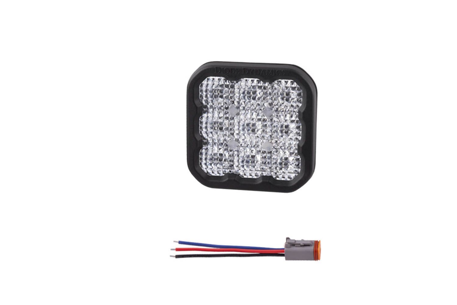 Diode Dynamics SS5 LED Pod Pro White Flood Single No Brackets DD6776SNB