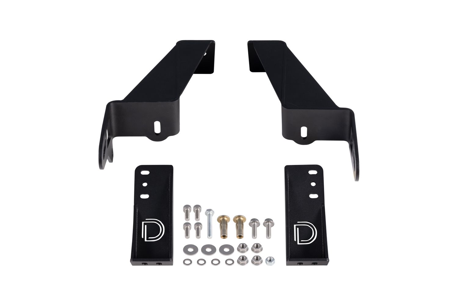Diode Dynamics 2018-2026 Jeep Wrangler JL SS5 Grille Bracket Kit Bracket Only DD6825P