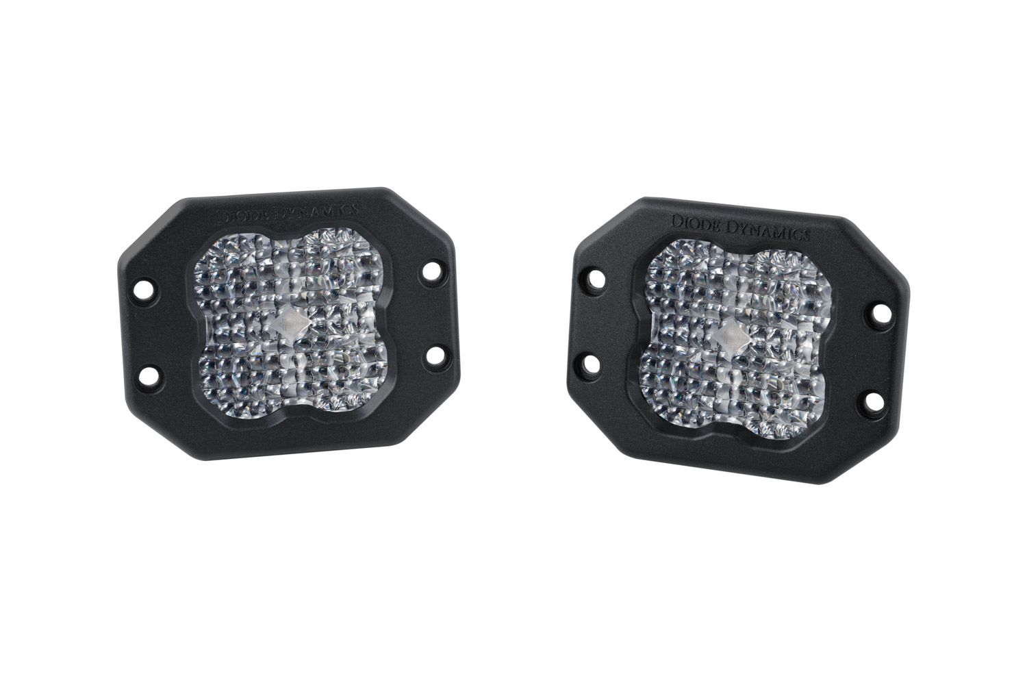 Diode Dynamics SS3 White Pro ABL Flood Flush Mount LED Pod Pair DD6932P