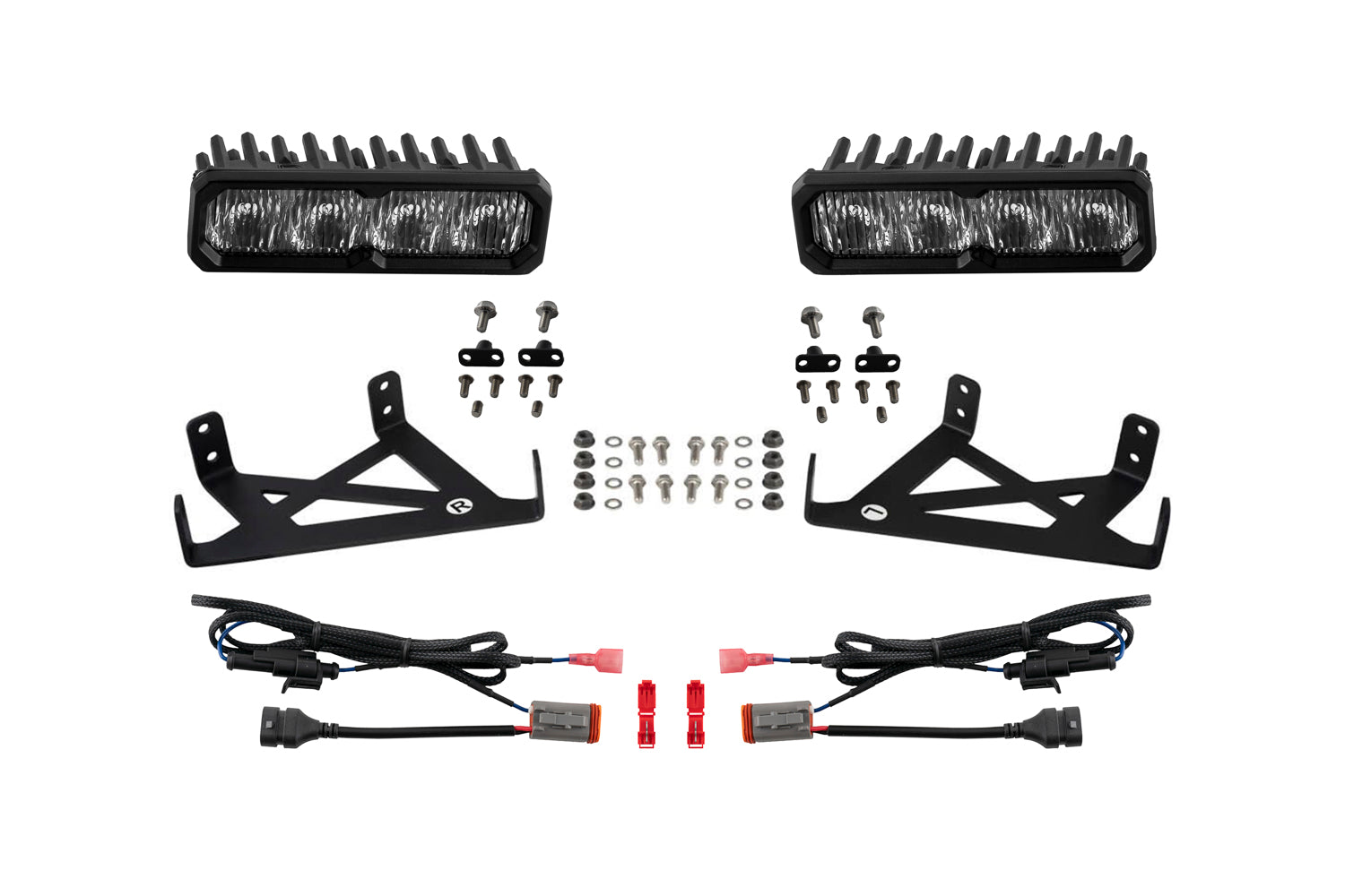Diode Dynamics 2020-2022 Ford F-250 Super Duty Fog SS6 Sport LED Light Kit White DD8846