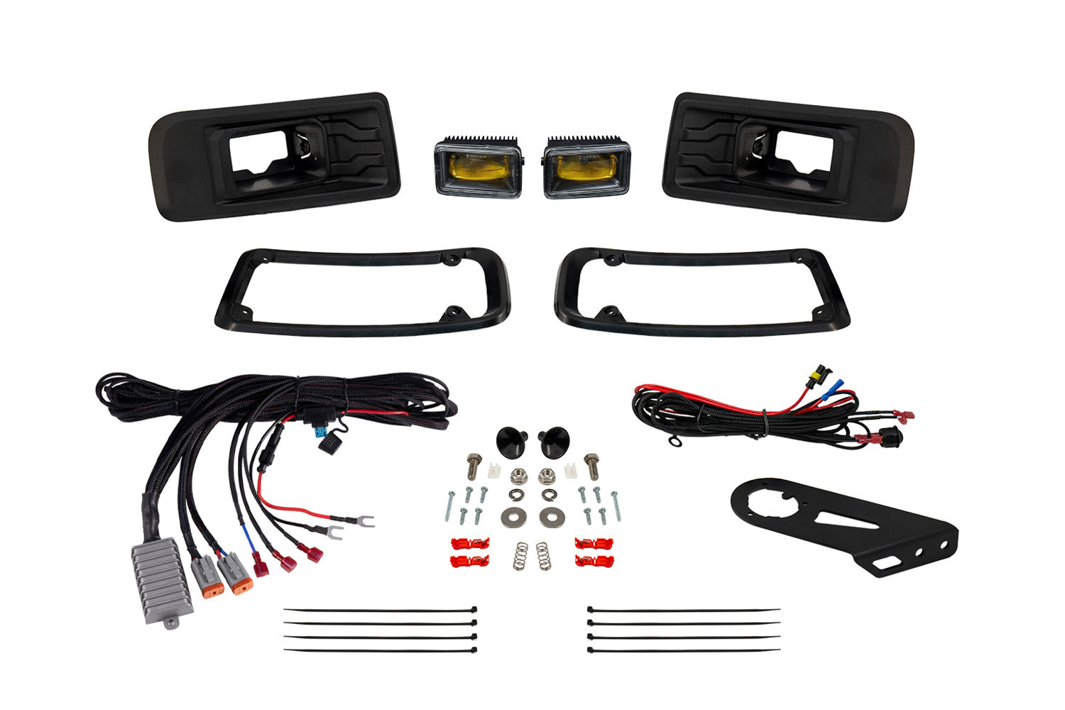 Diode Dynamics 2025-2027 Ford Maverick Elite Series Add-On LED Fog Light Kit Yellow DD8914