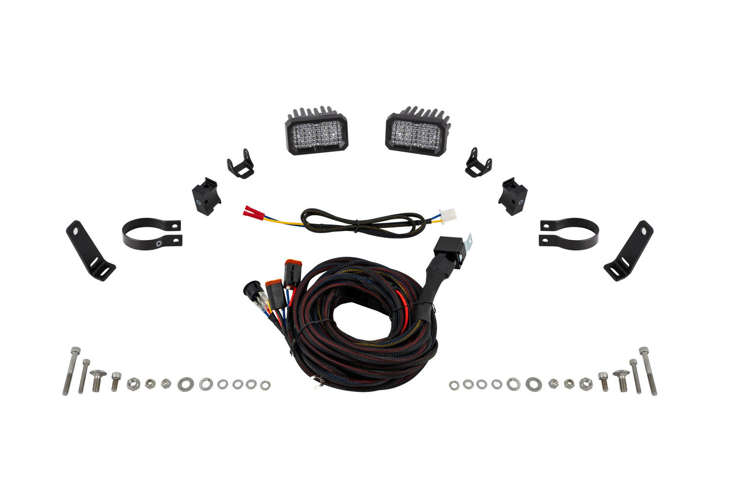 Diode Dynamics Stage Series 1.875 Inch Roll Bar SSC2 Sport pair Reverse Light Kit DD7873
