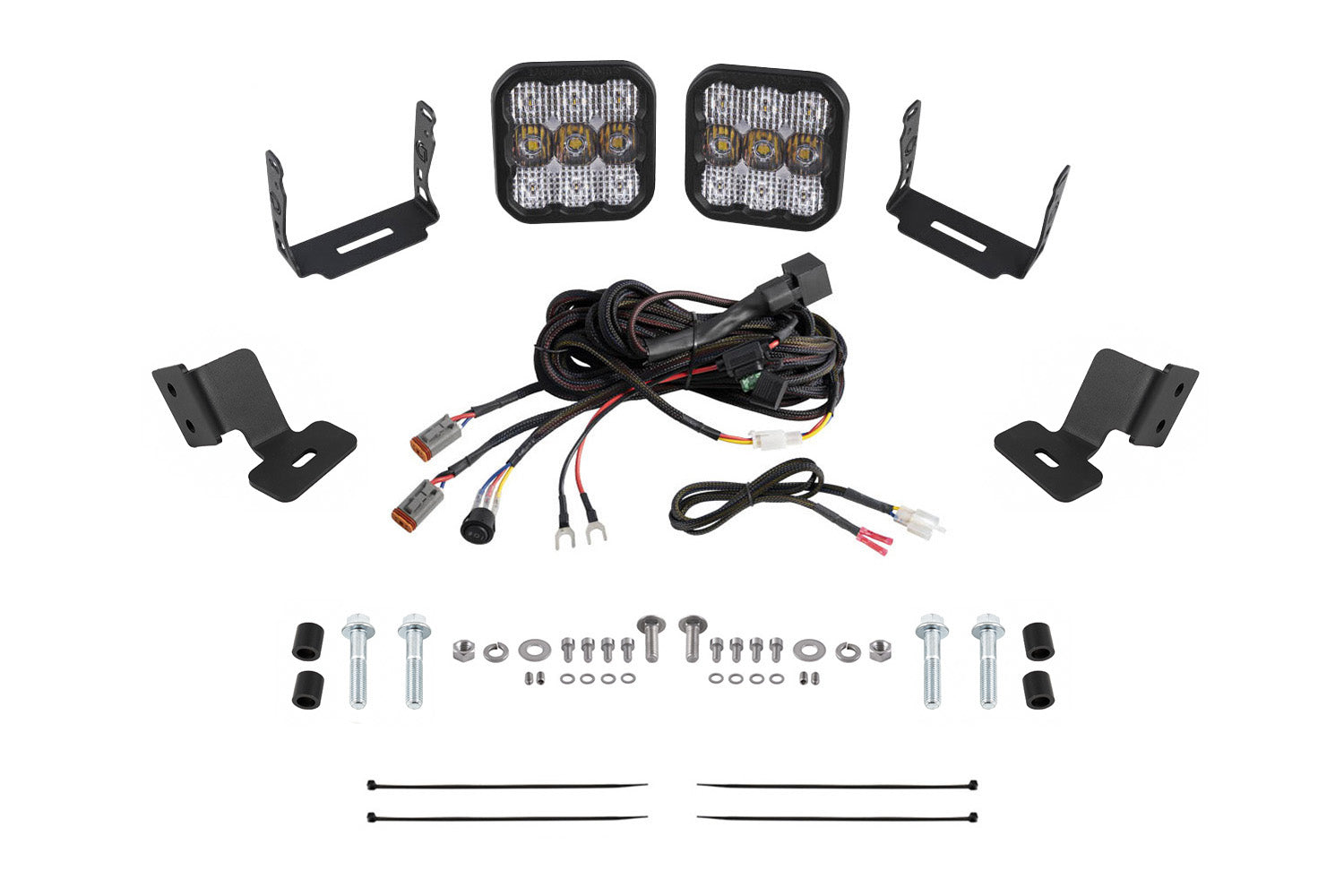 Diode Dynamics 2019-2024 Honda Talon Stage Series SS5 Pro White Combo Ditch Light Kit DD7914