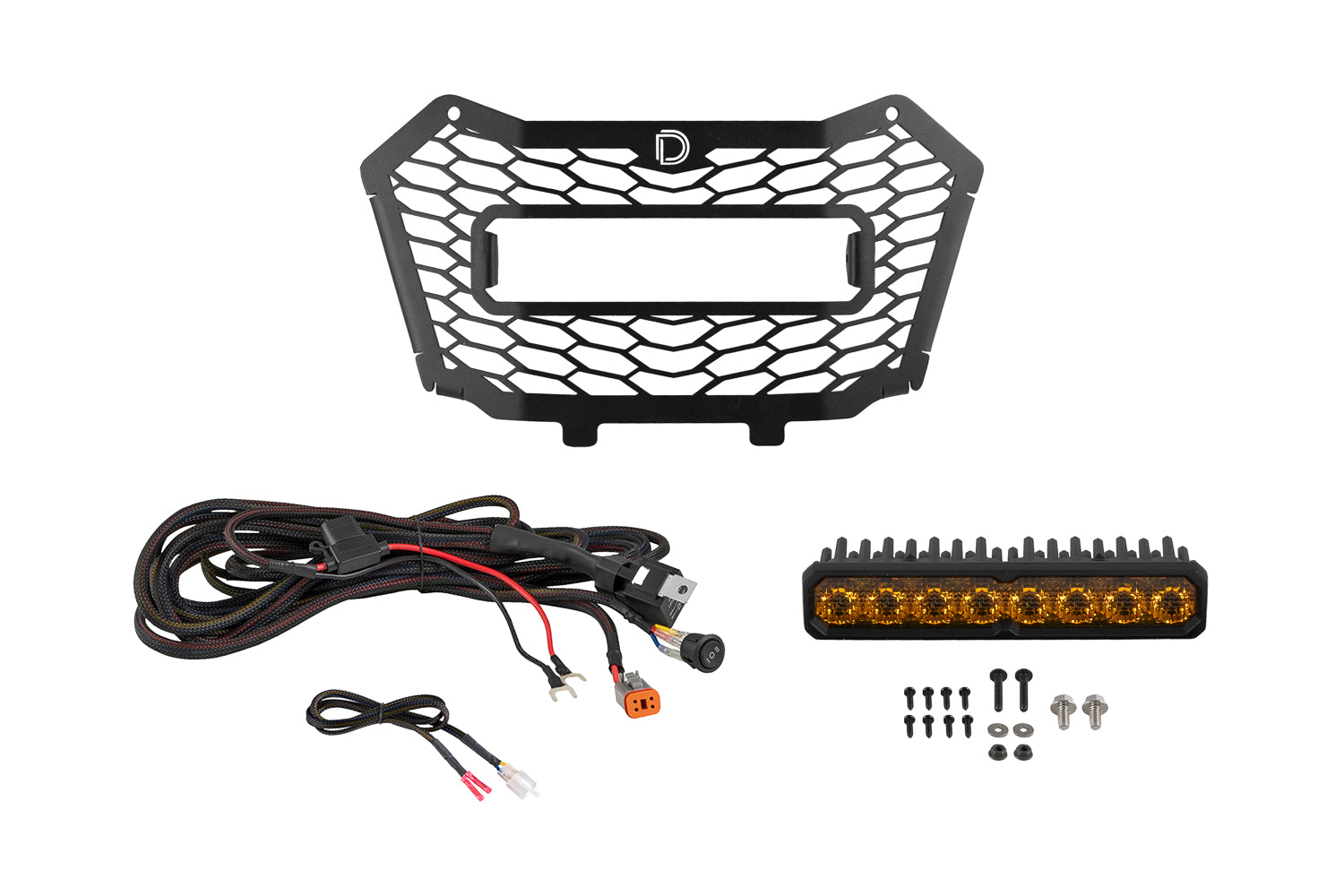 Diode Dynamics 2019-2025 Honda Talon SS10 Pro Yellow Combo Grille DD7929