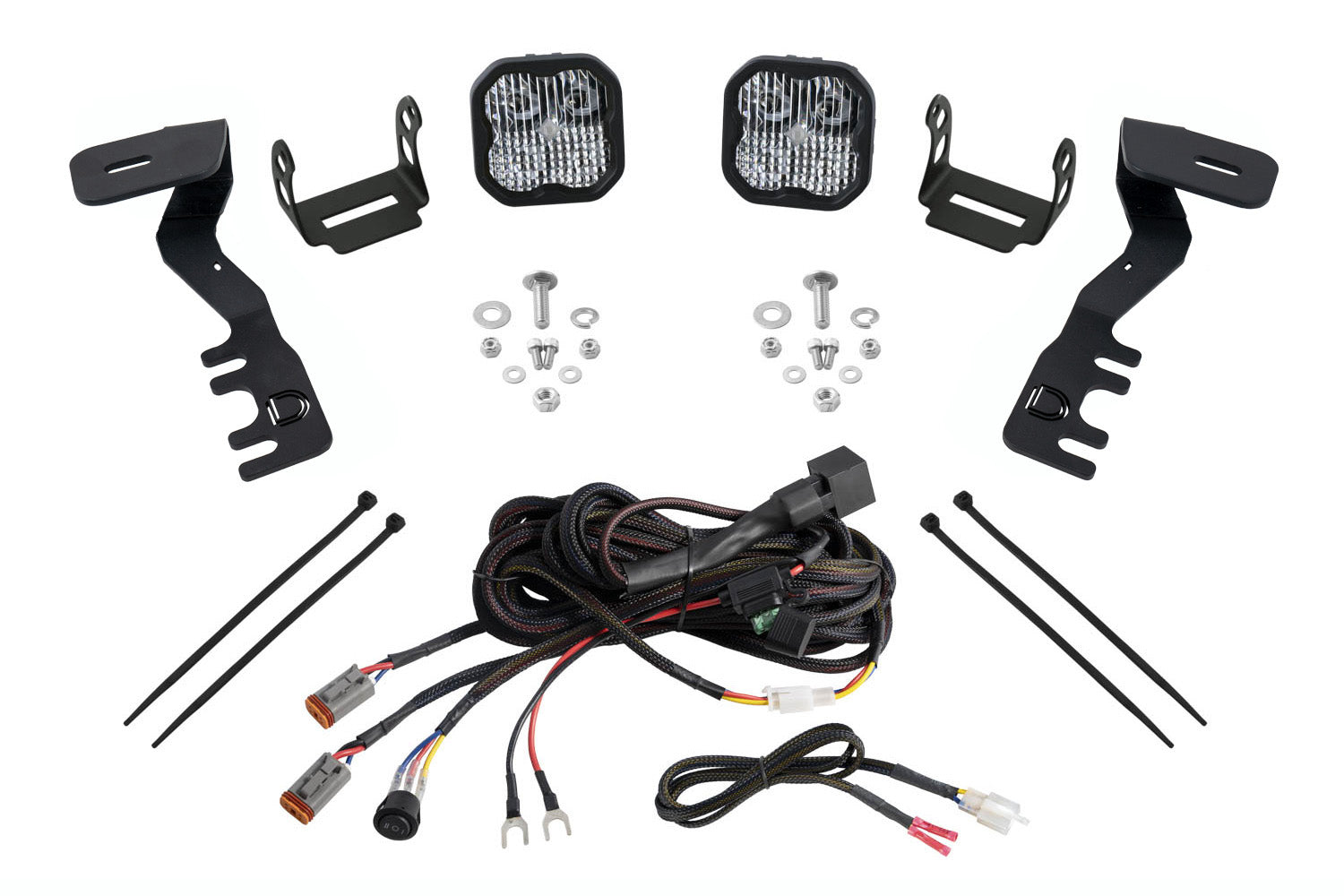 Diode Dynamics 2024-2025 Toyota Tacoma SS3 Pro White Combo LED Ditch Light Kit DD7940